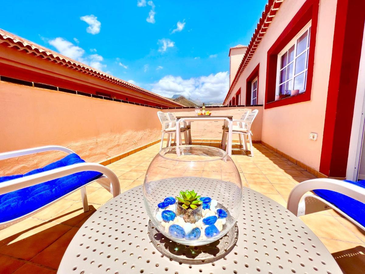 !!! Relaxing View, The Heights Apartment With Terrace And Heated Pools, Los Cristianos ลอส กริสเตียนอส ภายนอก รูปภาพ