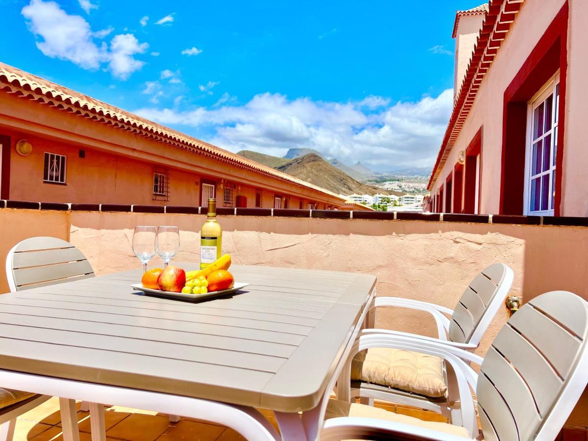 !!! Relaxing View, The Heights Apartment With Terrace And Heated Pools, Los Cristianos ลอส กริสเตียนอส ภายนอก รูปภาพ