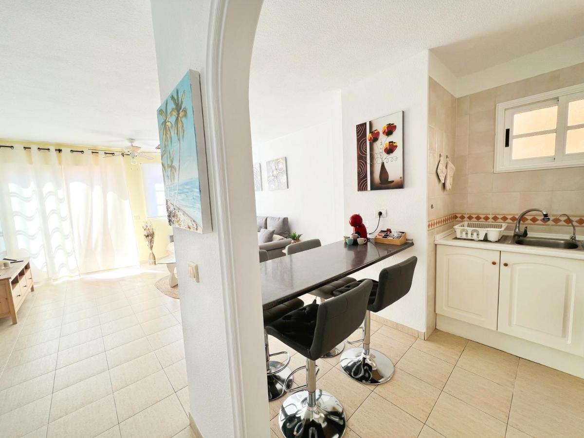 !!! Relaxing View, The Heights Apartment With Terrace And Heated Pools, Los Cristianos ลอส กริสเตียนอส ภายนอก รูปภาพ
